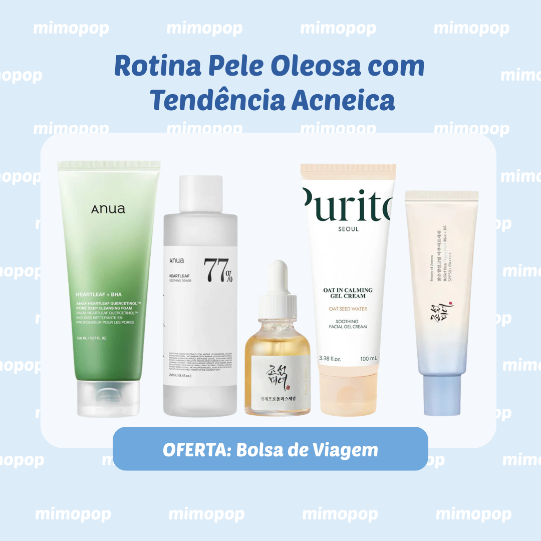 Rotina Pele Oleosa com Tendência Acneica