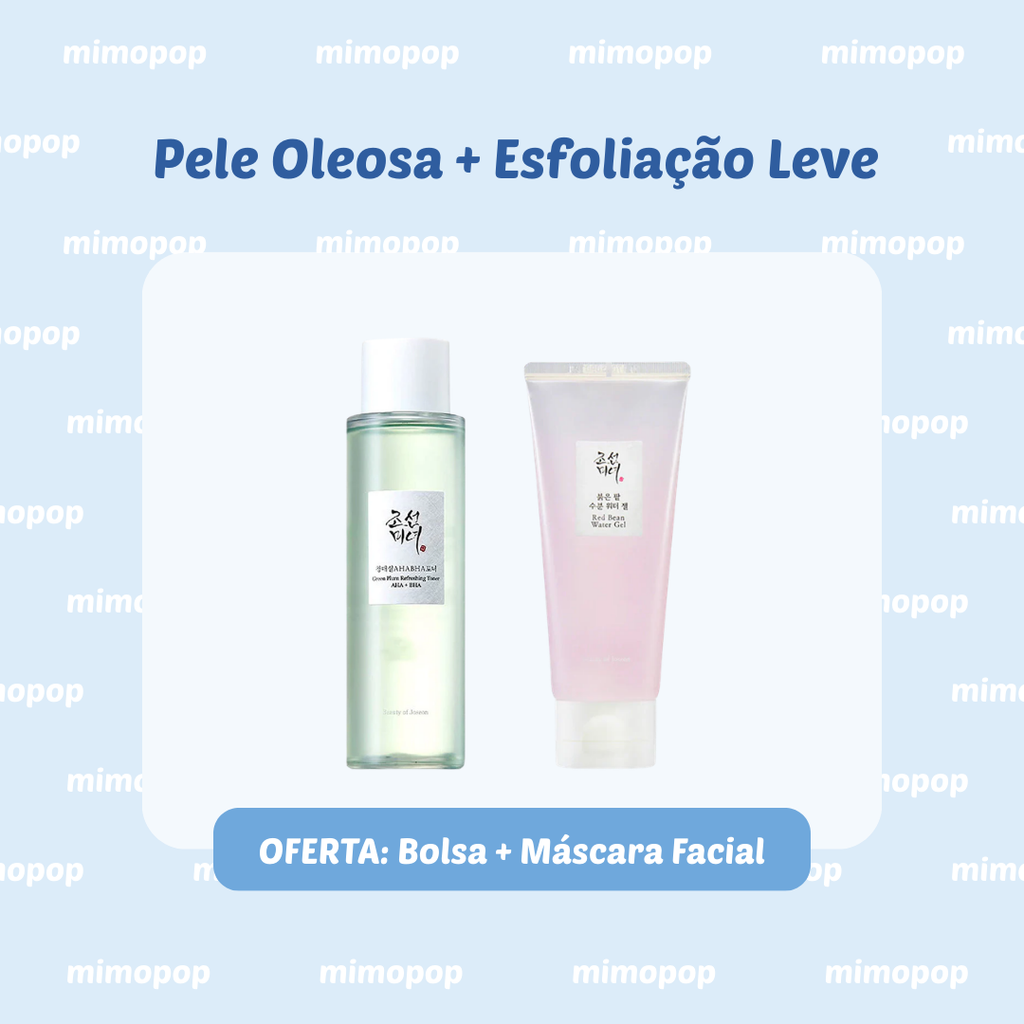 Pele Oleosa + Esfoliação Leve
