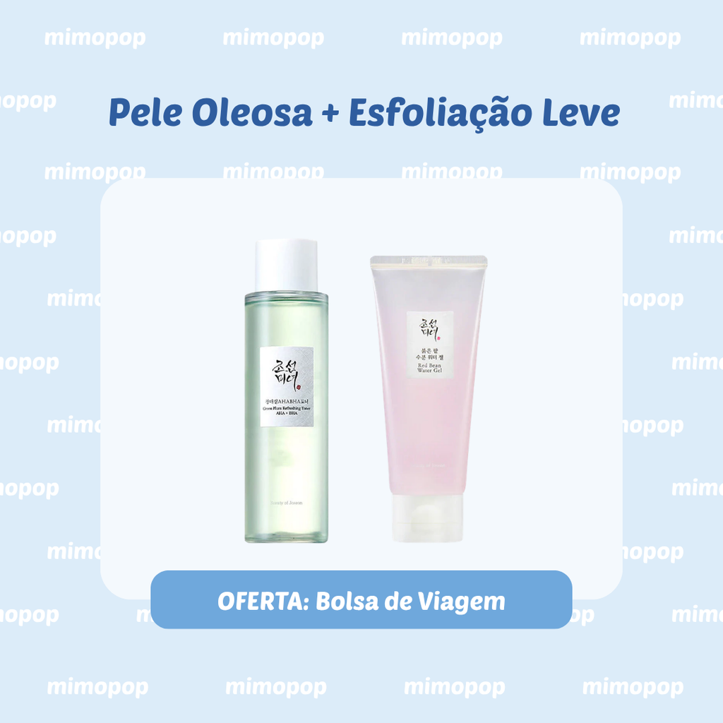 Pele Oleosa + Esfoliação Leve