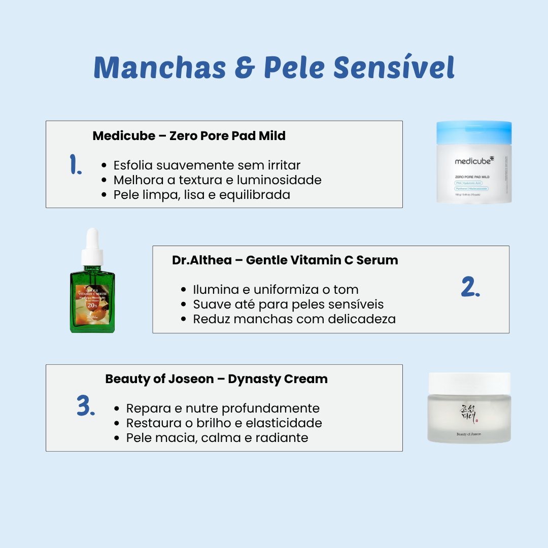 Manchas & Pele Sensível