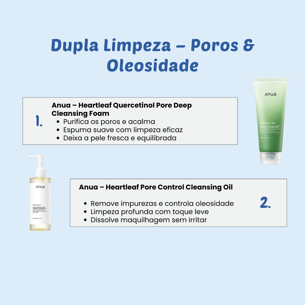 Dupla Limpeza – Poros & Oleosidade