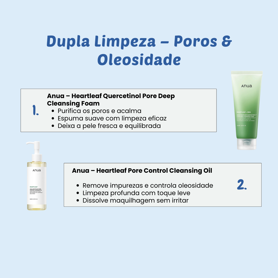 Dupla Limpeza – Poros & Oleosidade