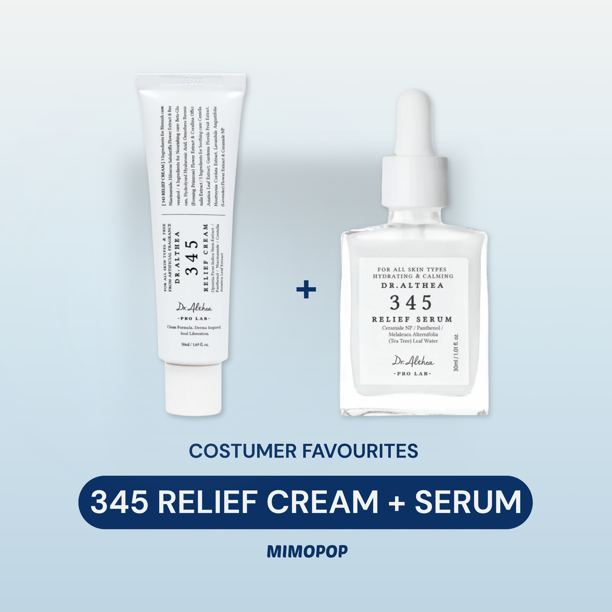 345 RELIEF CREAM + SERUM