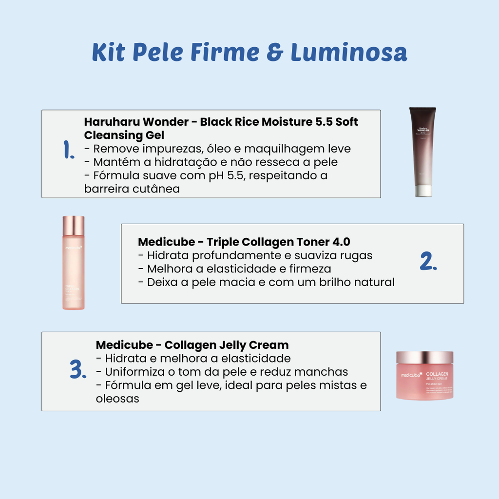 Kit Pele Firme & Luminosa