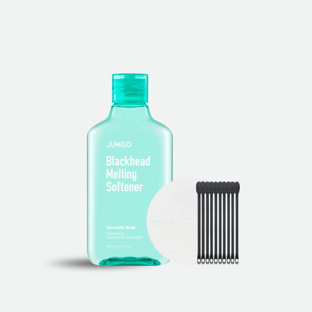 Blackhead Melting Softener (150ml) + Cotton Pads (40pcs) + Cotton Swabs (10ea)
